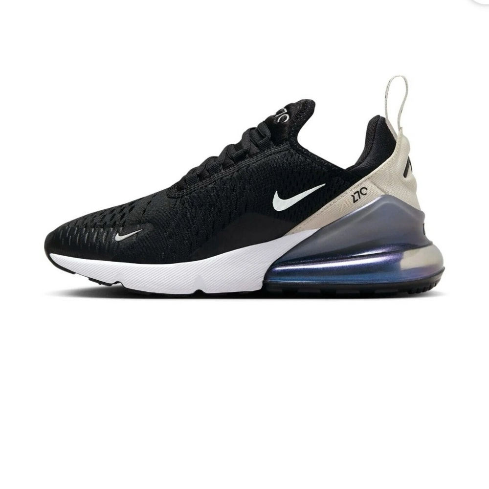 Nike Air Max 270 Black and White Sneakers Womens 8.5